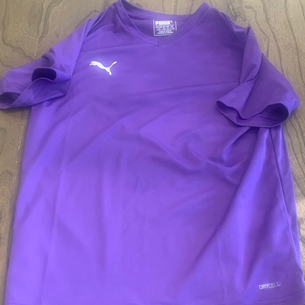 Puma Purple Performance Tee